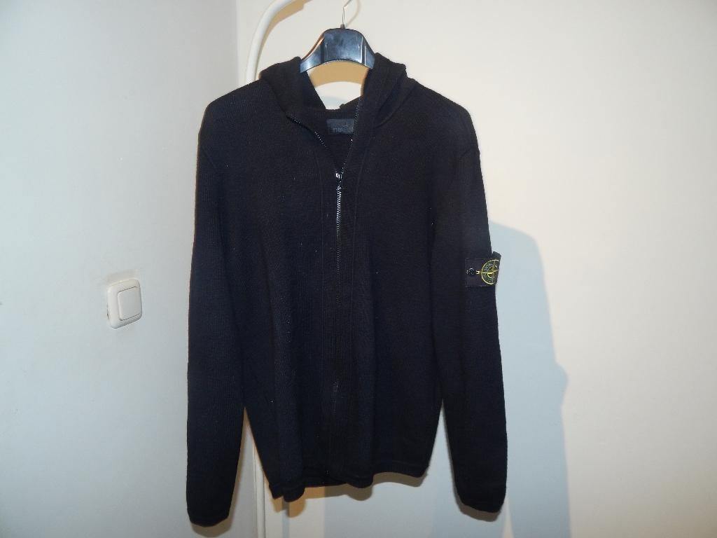 Stone Island heerlijk gebreid vest gost donker blauw L, Maat 52/54 (L), Overige kleuren, Verzenden, Stone Island