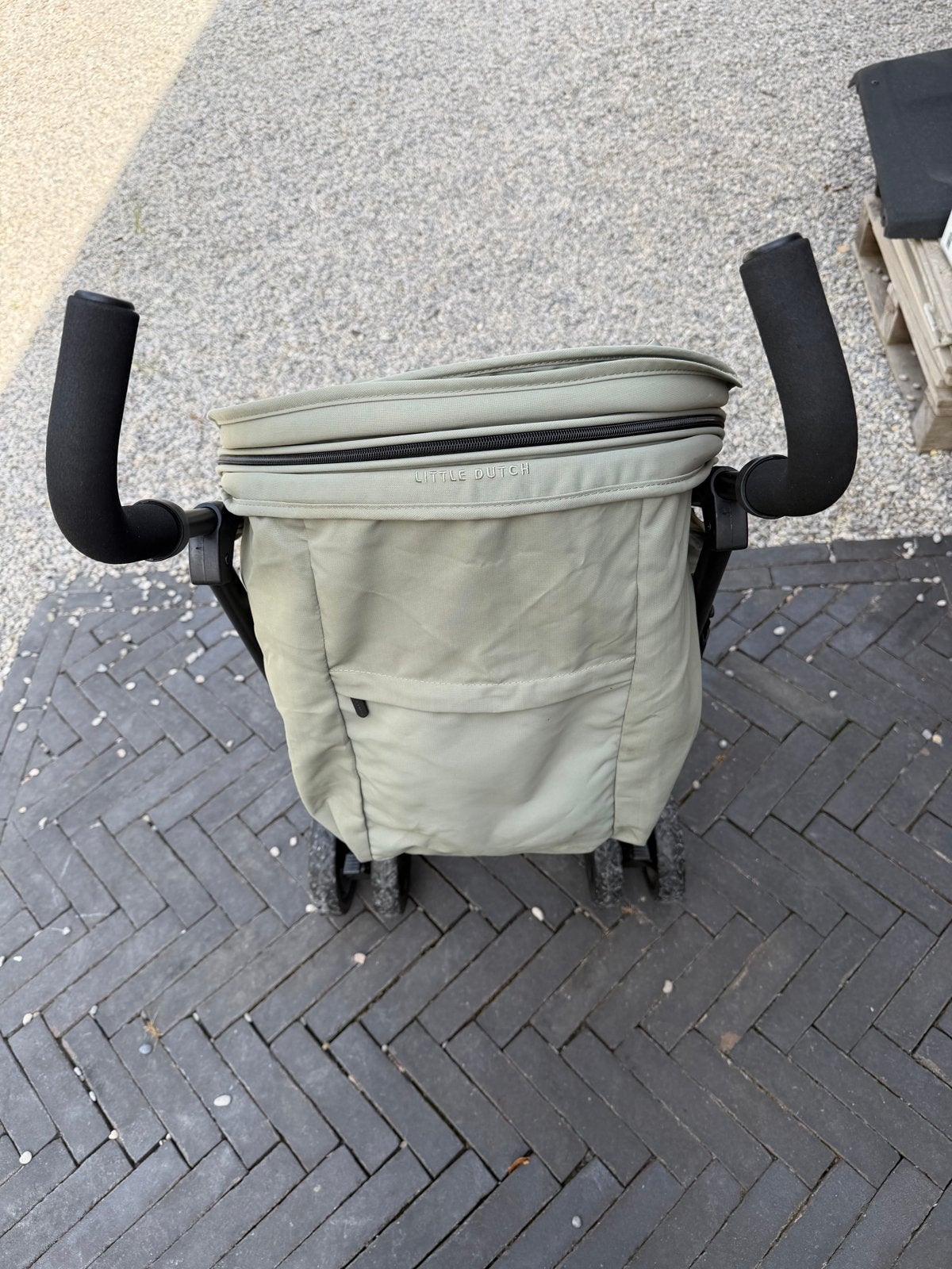 Little Dutch Buggy Groen - Compact en Lichtgewicht, Little dutch, Little dutch, Zonnekap, Ophalen