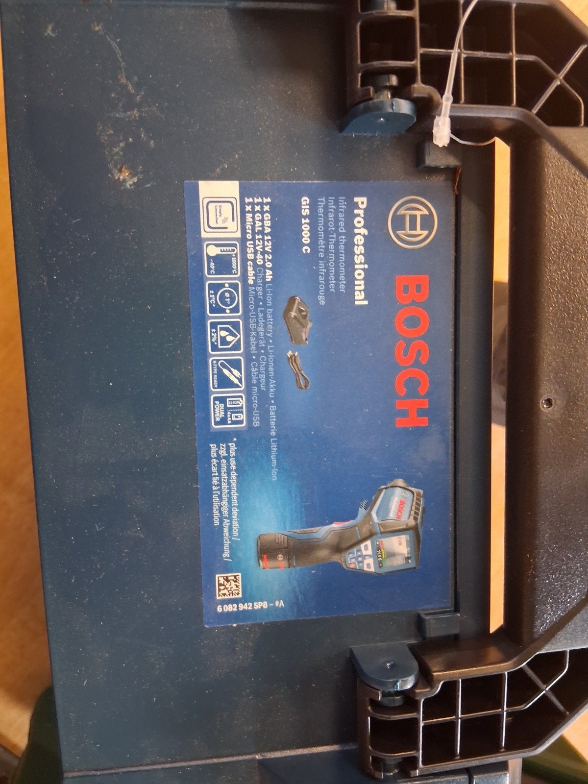 Bosch GIS 1000 C Professional Infrarood Thermometer, Ophalen, Zo goed als nieuw, Temperatuur