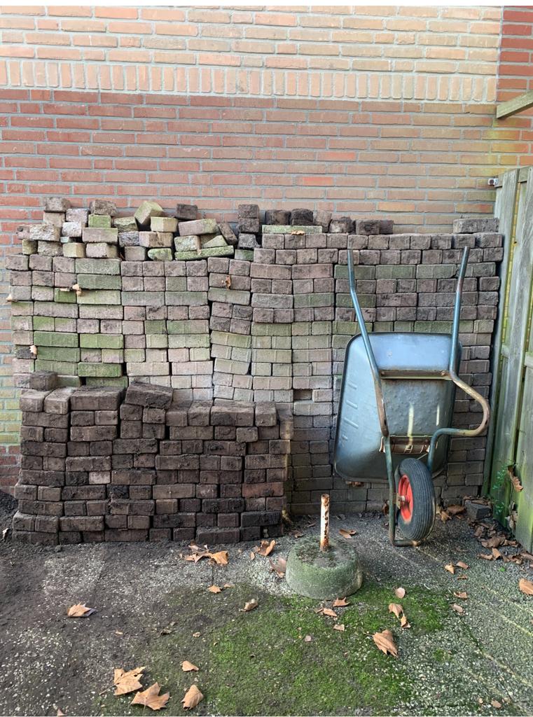 Bakstenen (40 st.) gratis, Ophalen, Gebruikt, Minder dan 10 meter, Overige typen