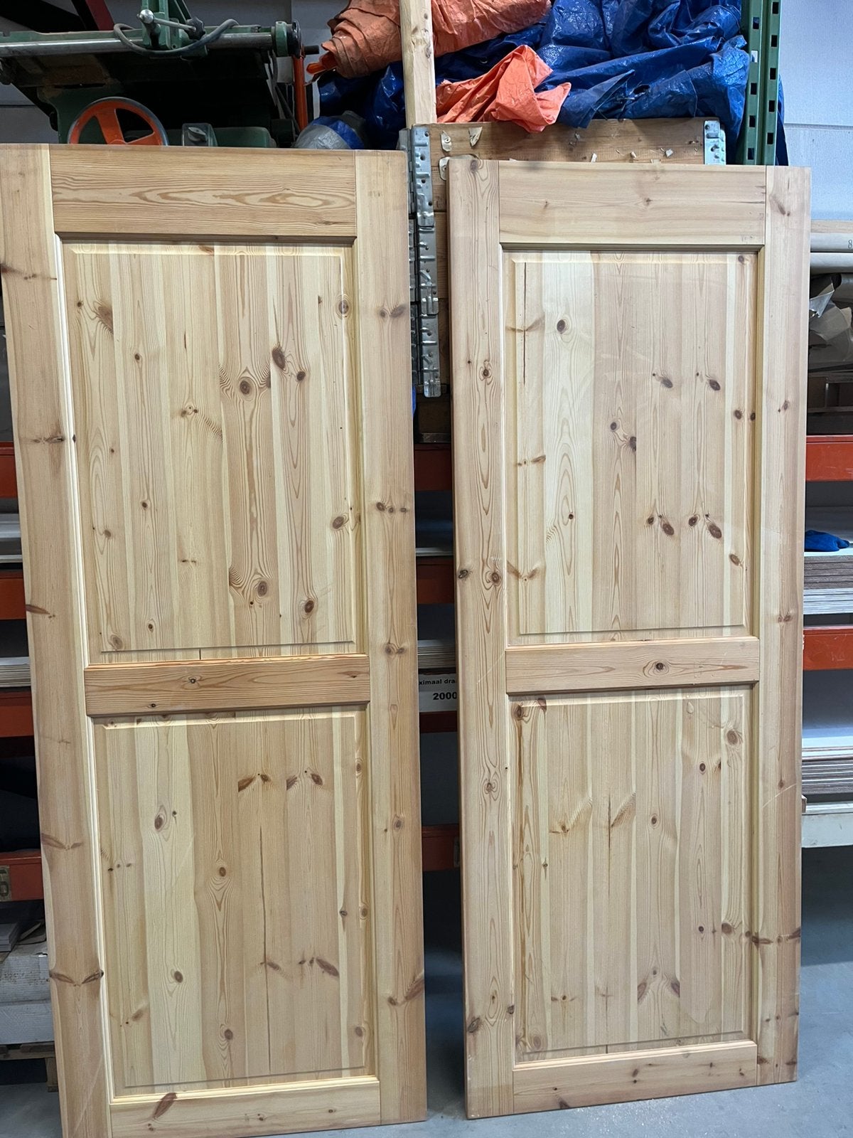 Binnendeur grenen, Deurkozijn, Zo goed als nieuw, 225 cm of meer, Hout