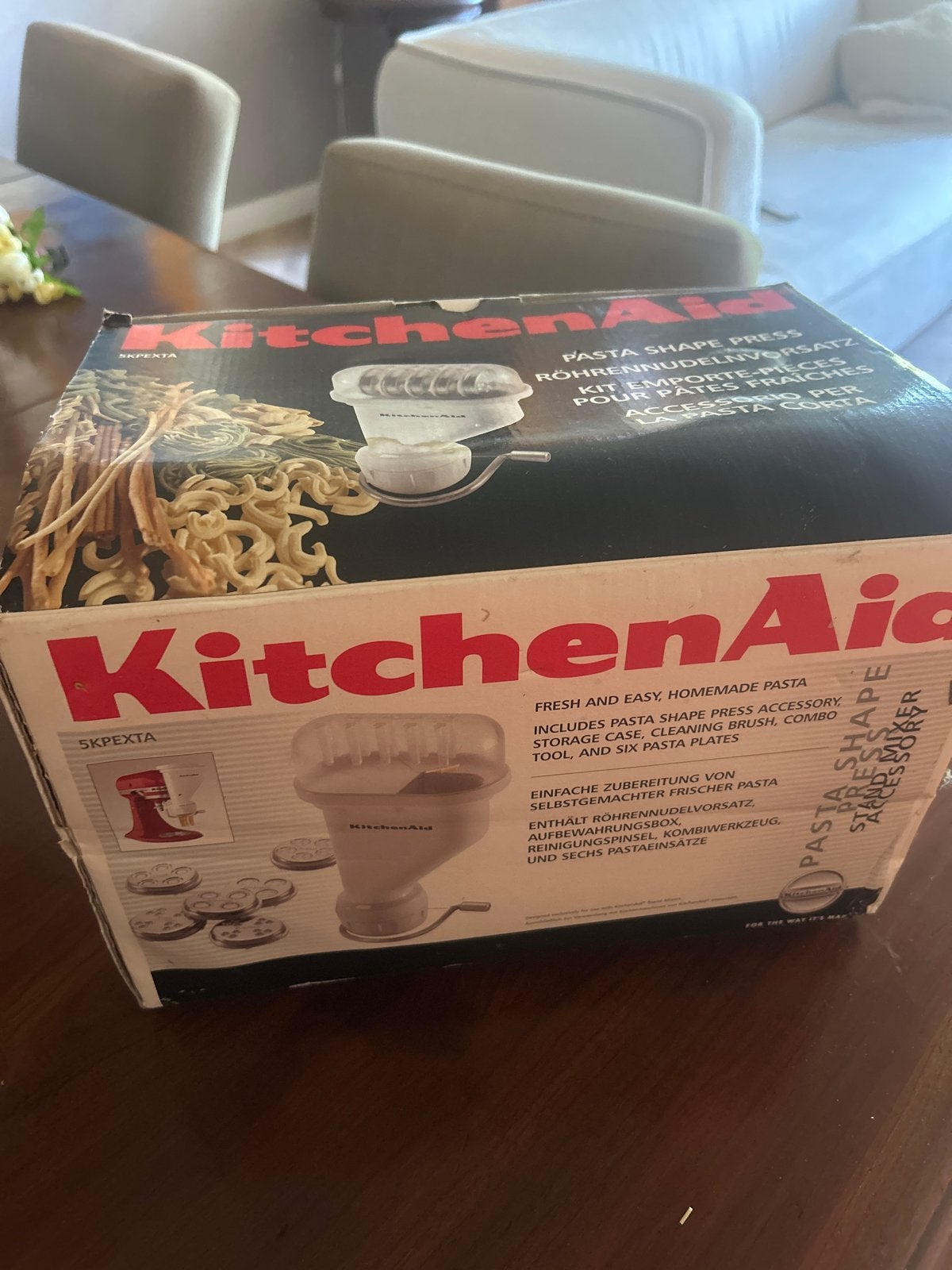 KitchenAid Pastapers SKPE XTA - Vers en zelfgemaakte pasta, Ophalen of Verzenden, Zo goed als nieuw