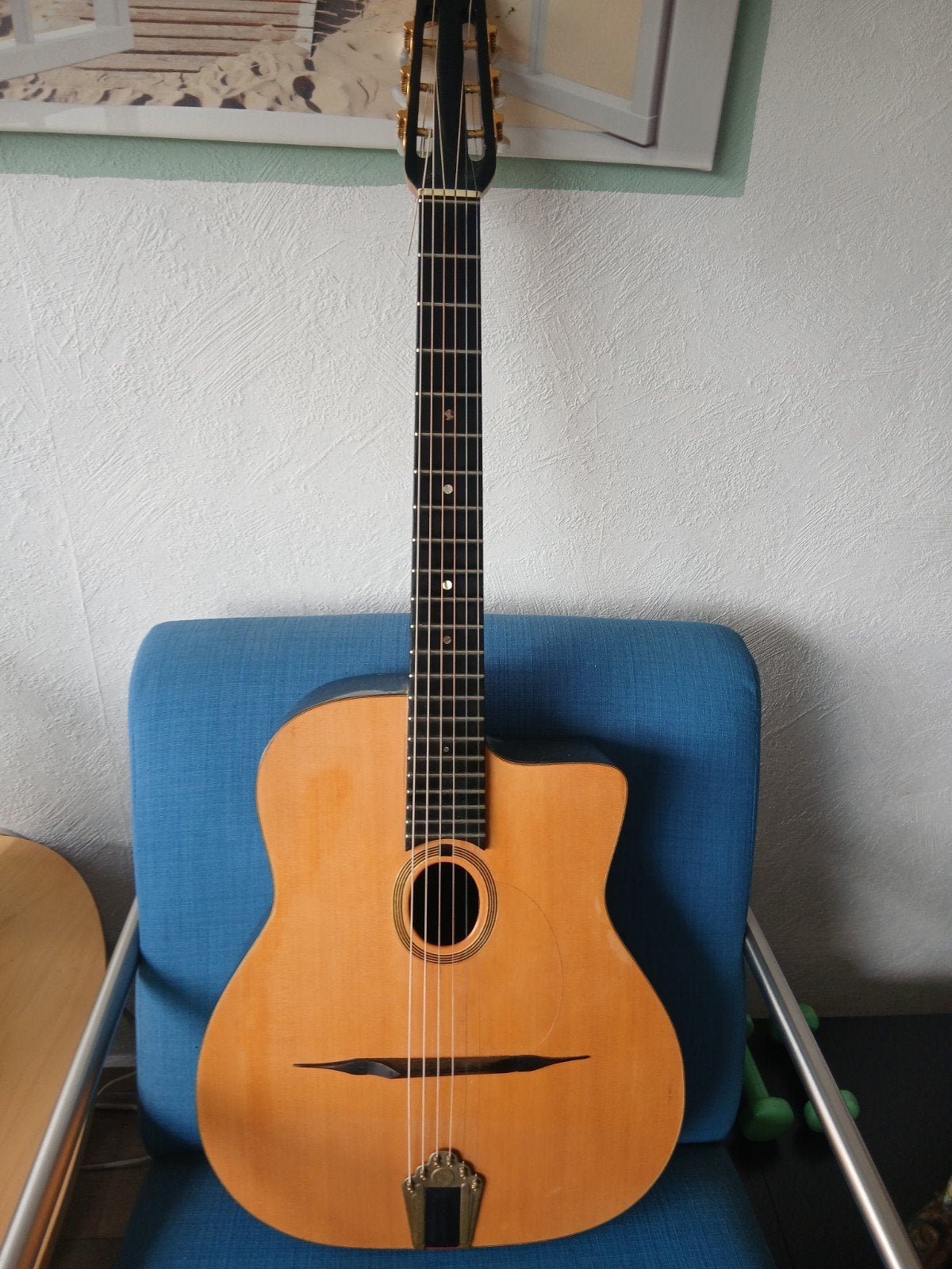 Handgemaakte Gypsy gitaar, Selmer style, Ger Boonstra Carbon, Muziek en Instrumenten, Ophalen of Verzenden, Zo goed als nieuw