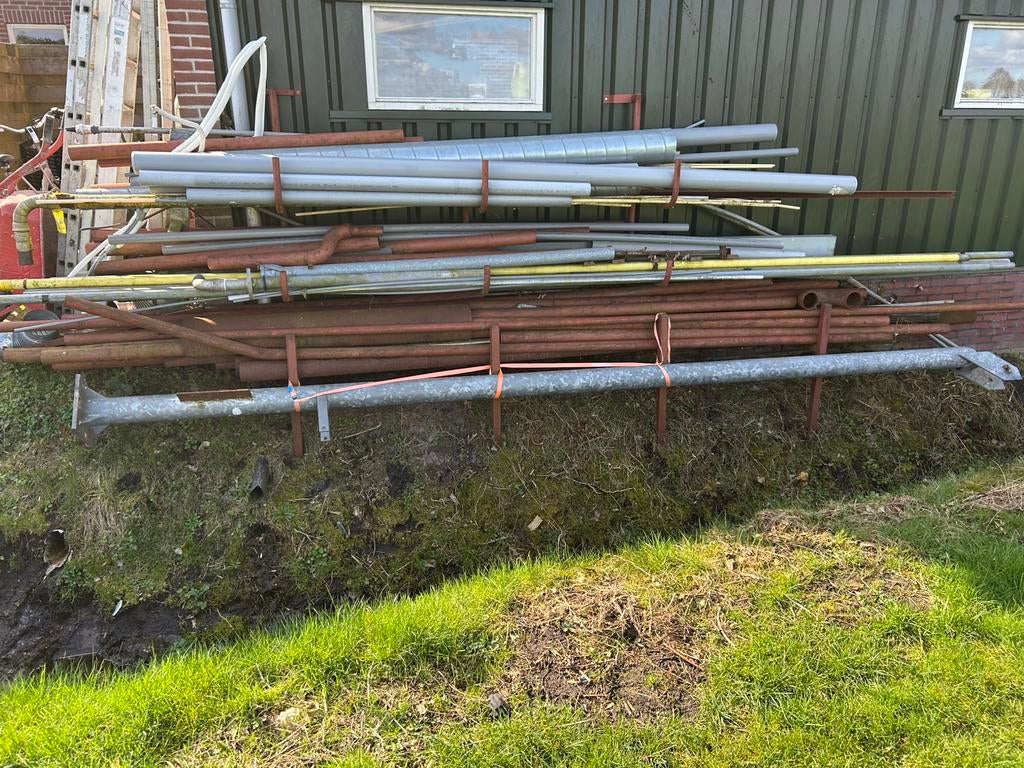 Te koop kantelbok fabrieks buizen mast, Ophalen, Zo goed als nieuw, Mast