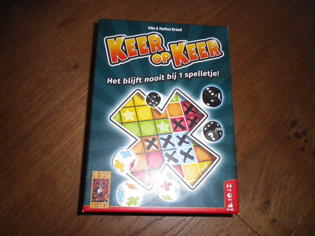 Keer op keer 999 spel, Ophalen of Verzenden, Zo goed als nieuw, 999 Games