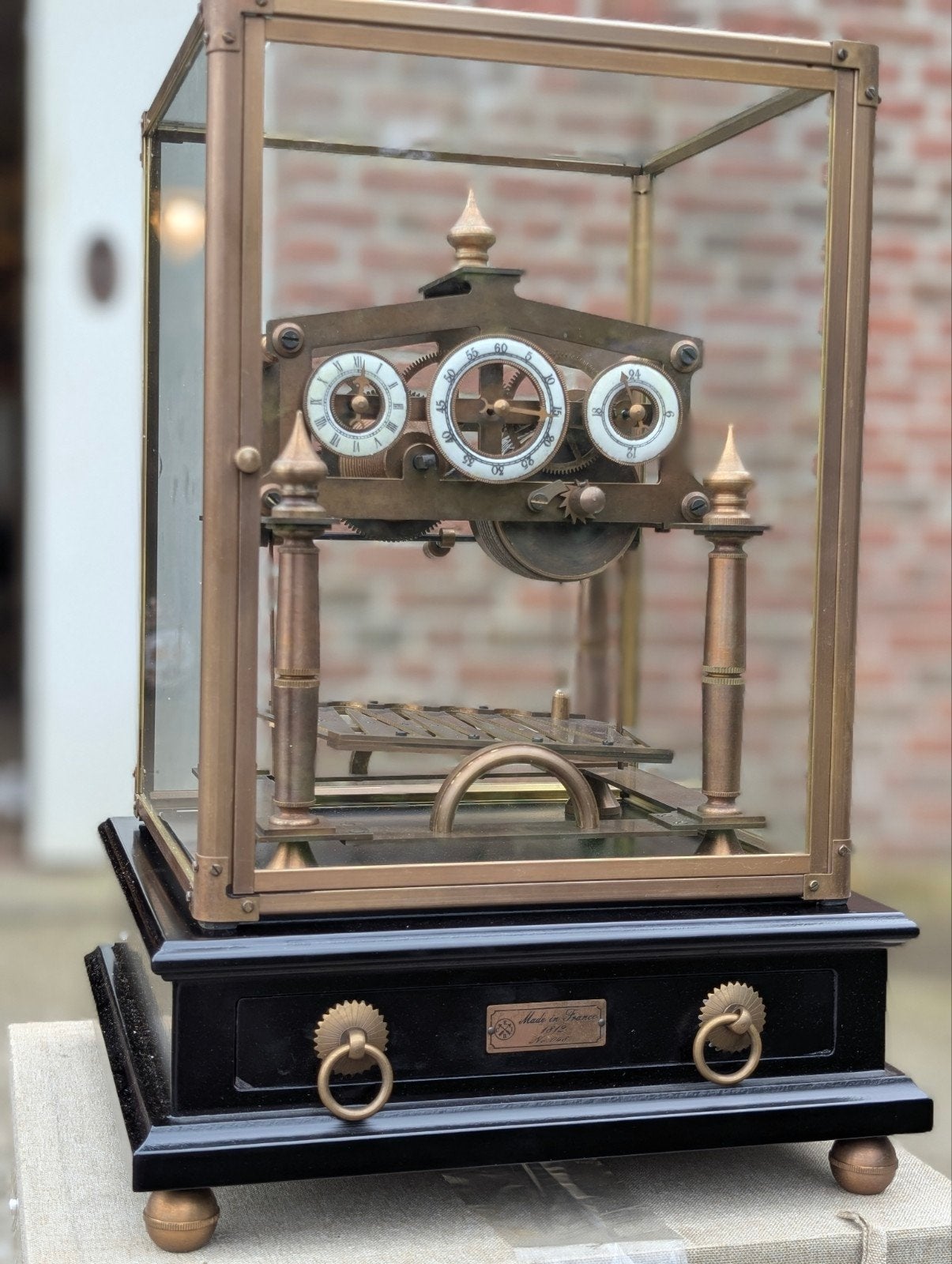 Skelet klok. €650., Antiek en Kunst, Antiek | Klokken, Ophalen