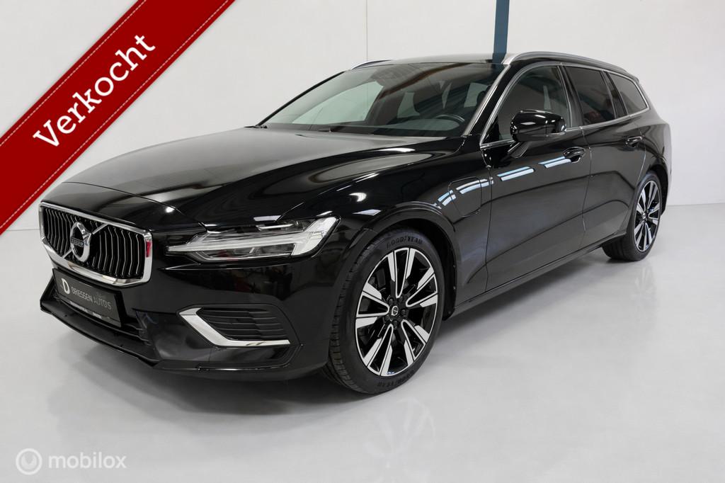 Volvo V60 2.0 T6 Twin Engine AWD Inscription LEER / CARPLAY, Auto's, Volvo, Automaat, Gebruikt, 4 cilinders, Automatische klimaatregeling