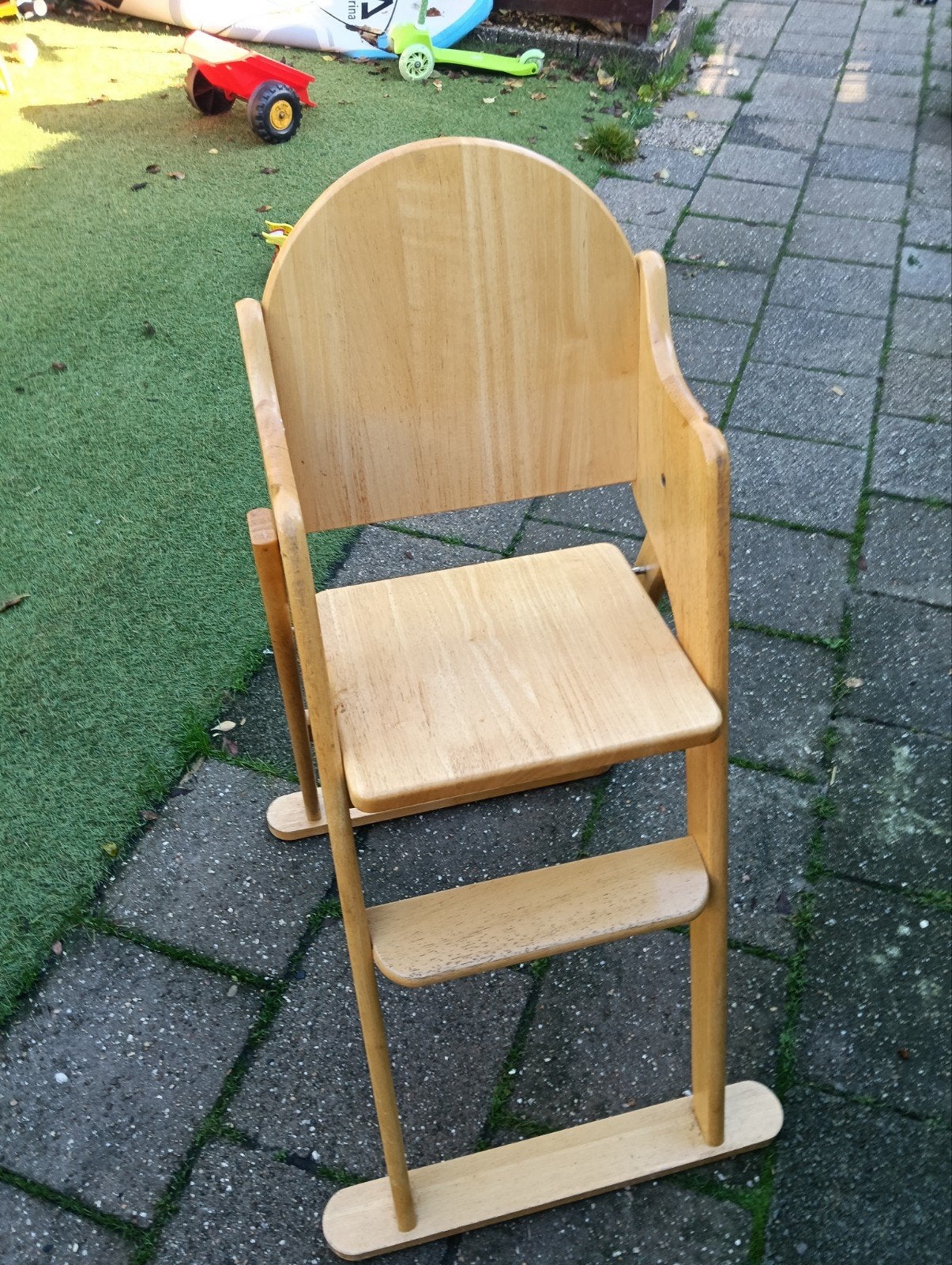 Houten meegroeistoel voor kinderen, Ophalen, Gebruikt, Meegroeistoel, Aanschuifbaar
