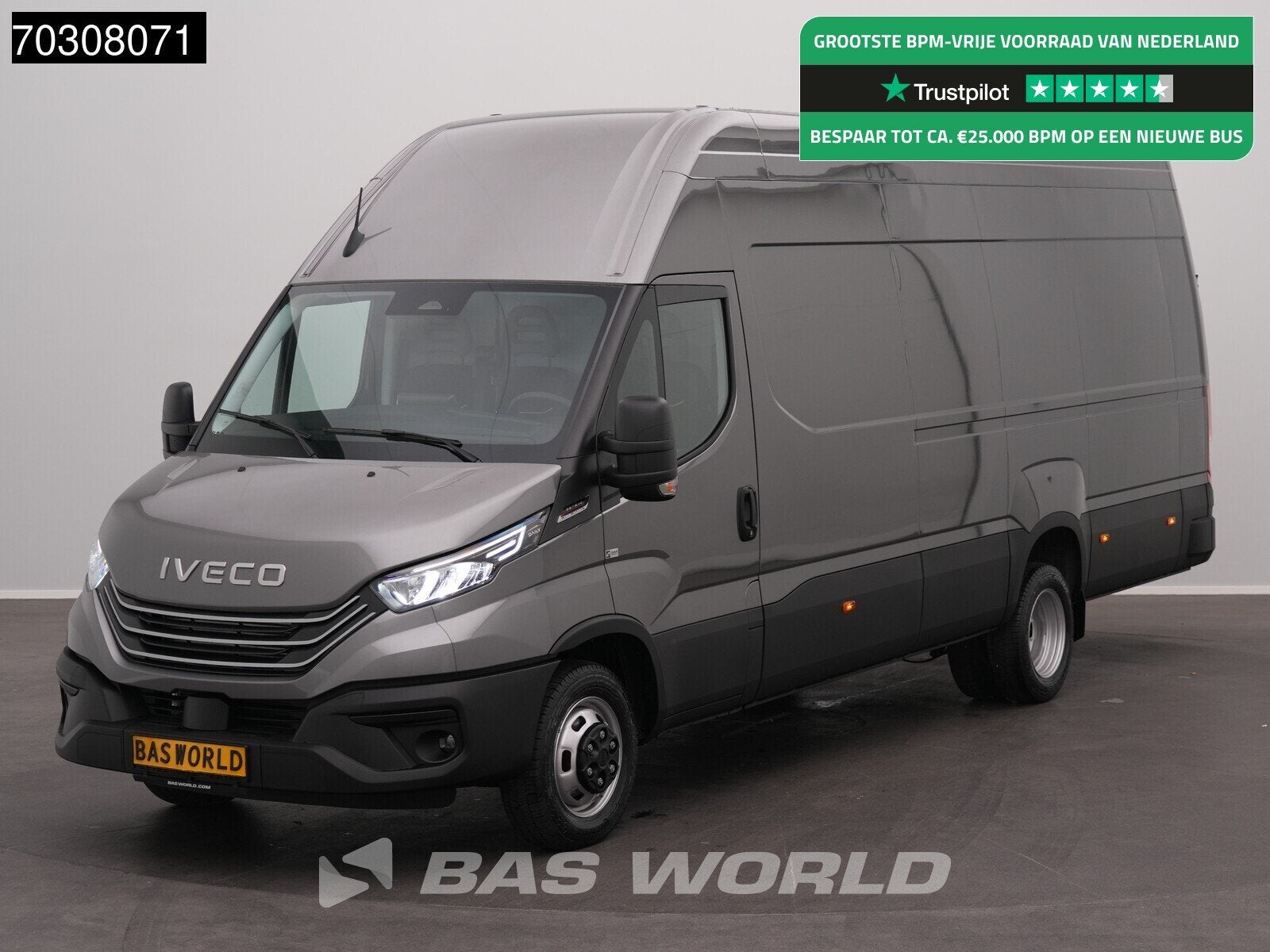 Iveco Daily 35C21 3.0L Automaat L3H3 Dubbellucht 210PK LED A, Auto's, Automaat, Stof, Euro 6, 4 cilinders