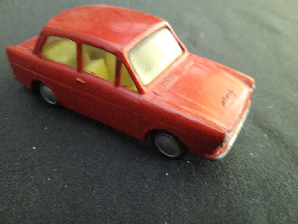 Daf Daffodil 32 rood 1e type Lion Car 1:43 - 1965-67, Hobby en Vrije tijd, Modelauto's | 1:43, Ophalen of Verzenden, Gebruikt