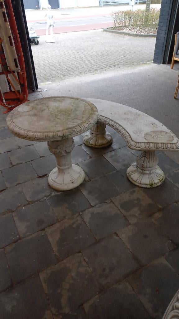Tuinbeelden beelden tuinmeubilair, Antiek en Kunst, Curiosa en Brocante, Ophalen