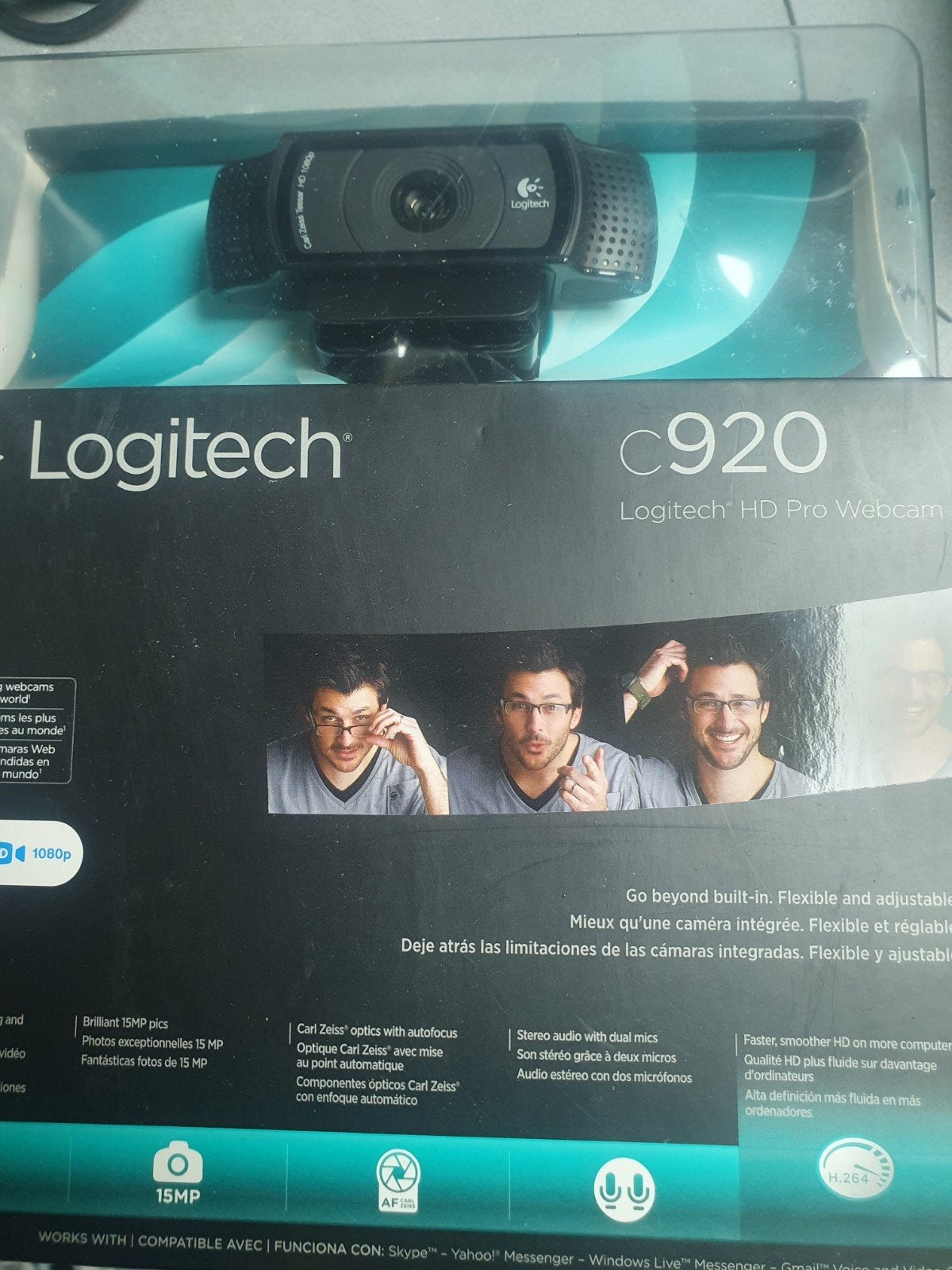 Nieuwe Logitech C920 HD Pro Webcam, Logitech, Zoomfunctie, Nieuw, Ophalen of Verzenden