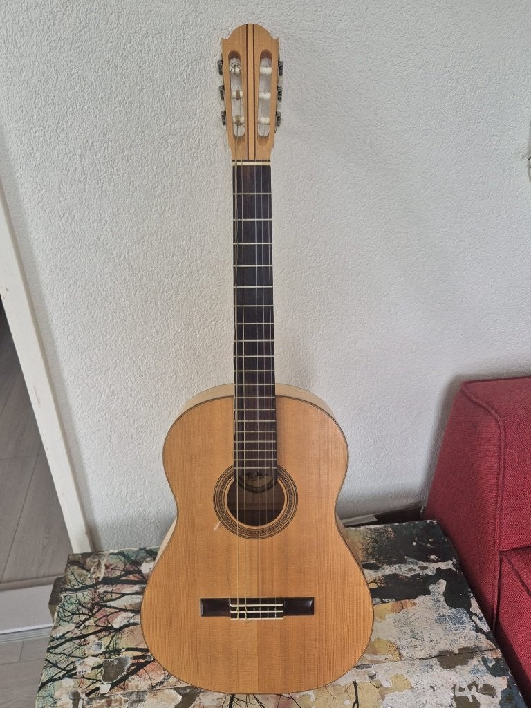 Klassieke gitaar Theo Harmeling Nijverdal + koffer, Muziek en Instrumenten, Snaarinstrumenten | Gitaren | Akoestisch, Ophalen