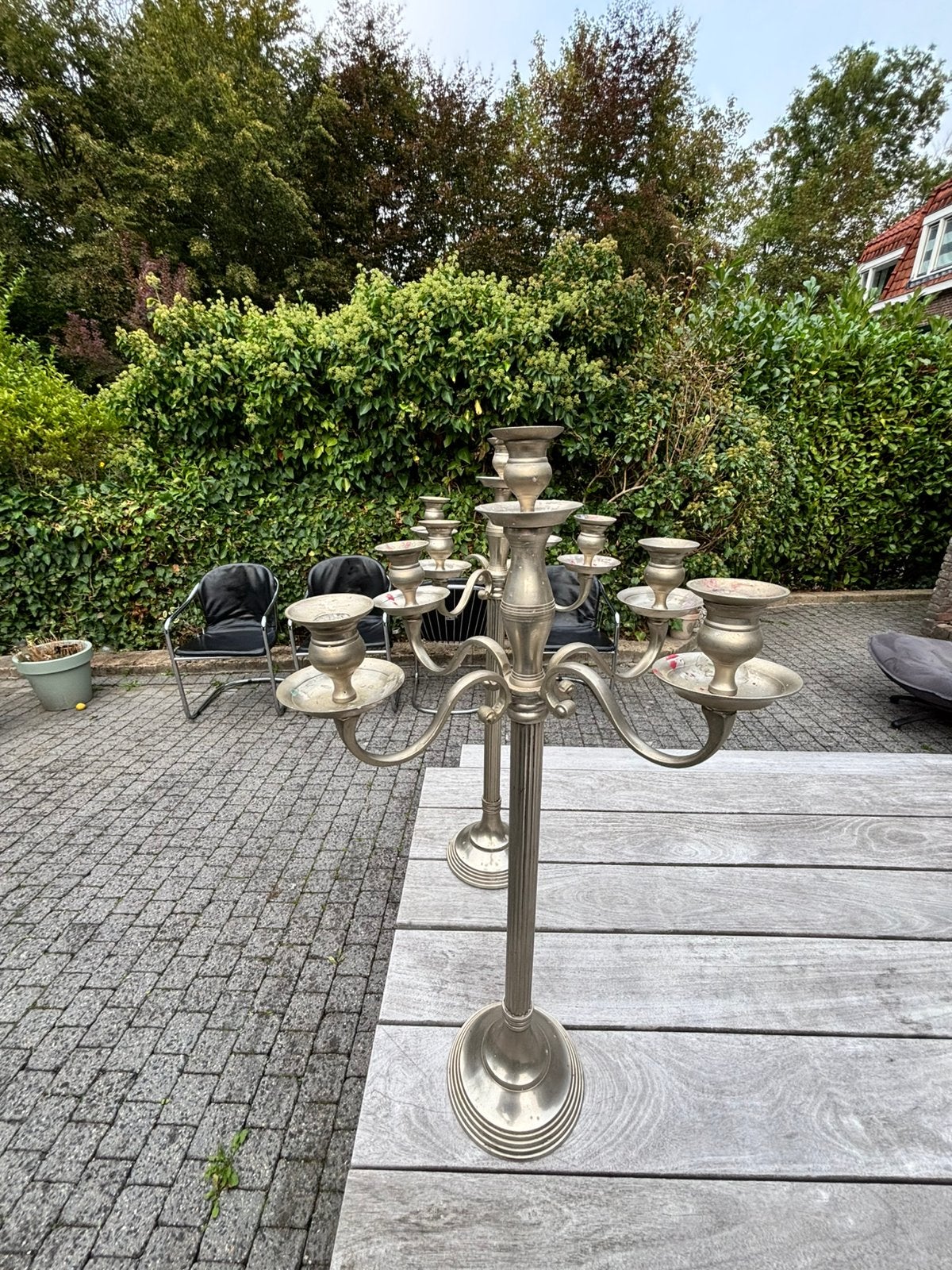 Kandelaars, Ophalen, Overige materialen