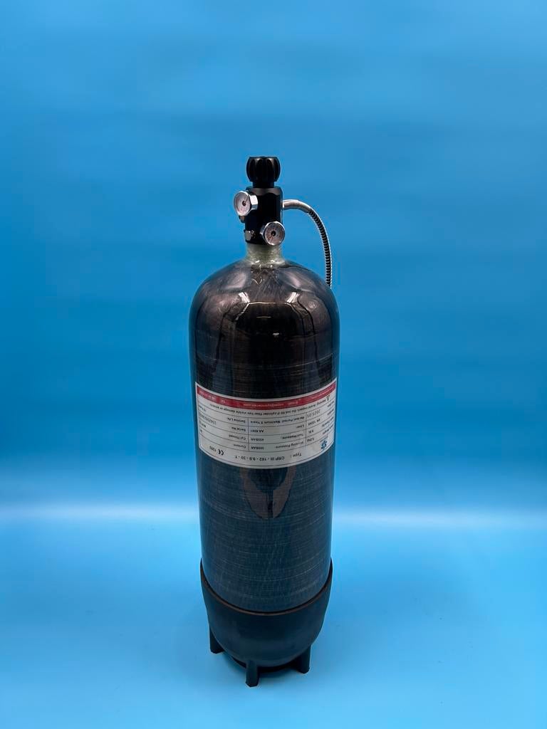 Carbon cilinder 9 Liter 300 Bar, Ophalen of Verzenden, Nieuw