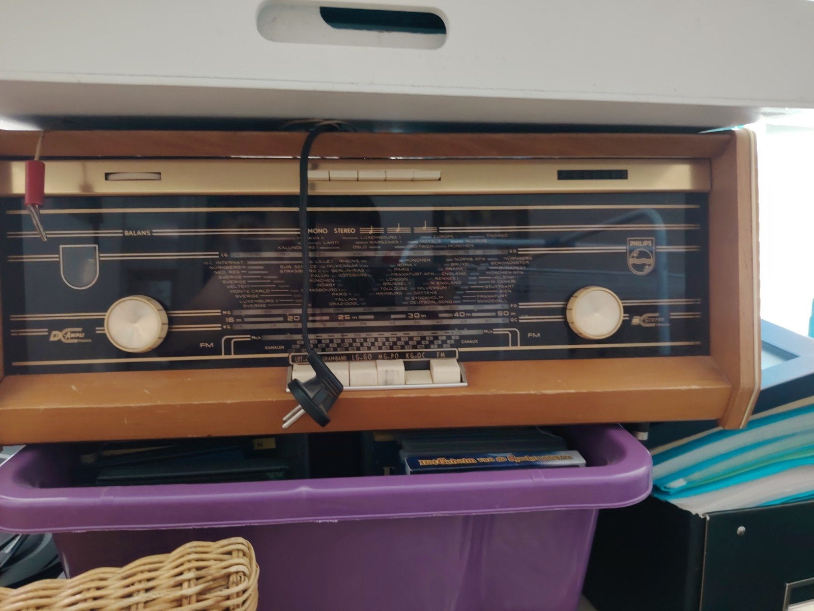 oude radio Philips, Antiek en Kunst, Antiek | Tv's en Audio, Ophalen