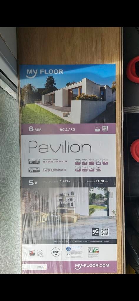 Laminaat vloer Pavilion, Ophalen, 30 cm of meer, 50 tot 150 cm, Nieuw