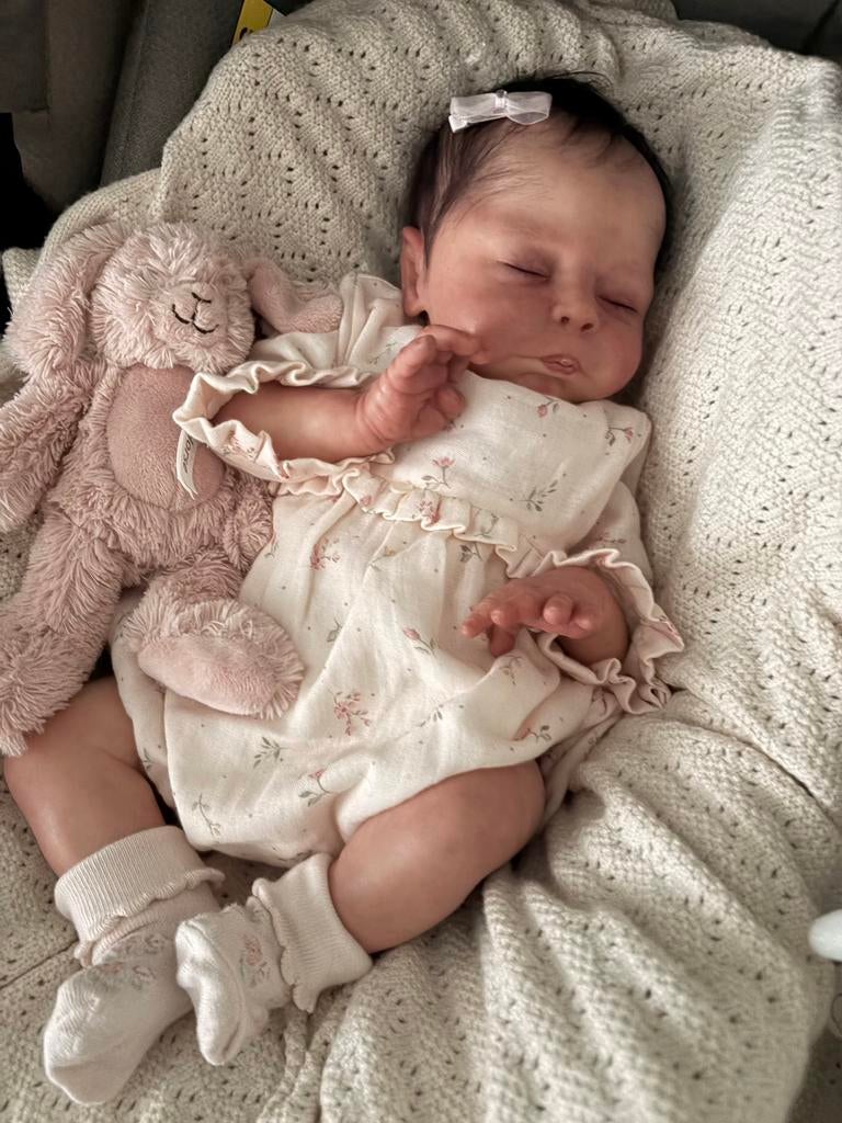 Reborn baby Christopher van Nikki Johnston met certificaat, Ophalen, Nieuw, Babypop, Levensecht of Reborn