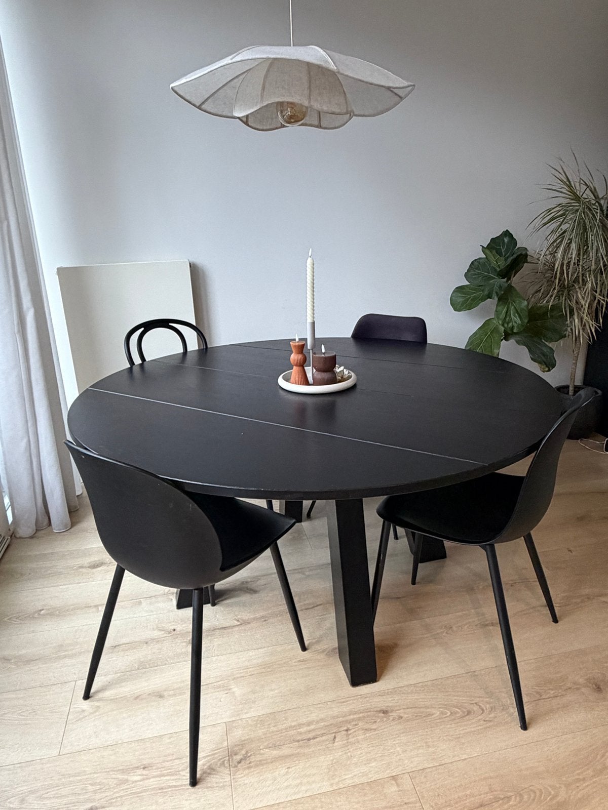 Woood Rhonda eettafel, Huis en Inrichting, Tafels | Eettafels, Ophalen, Gebruikt, Vijf personen of meer, 100 tot 150 cm