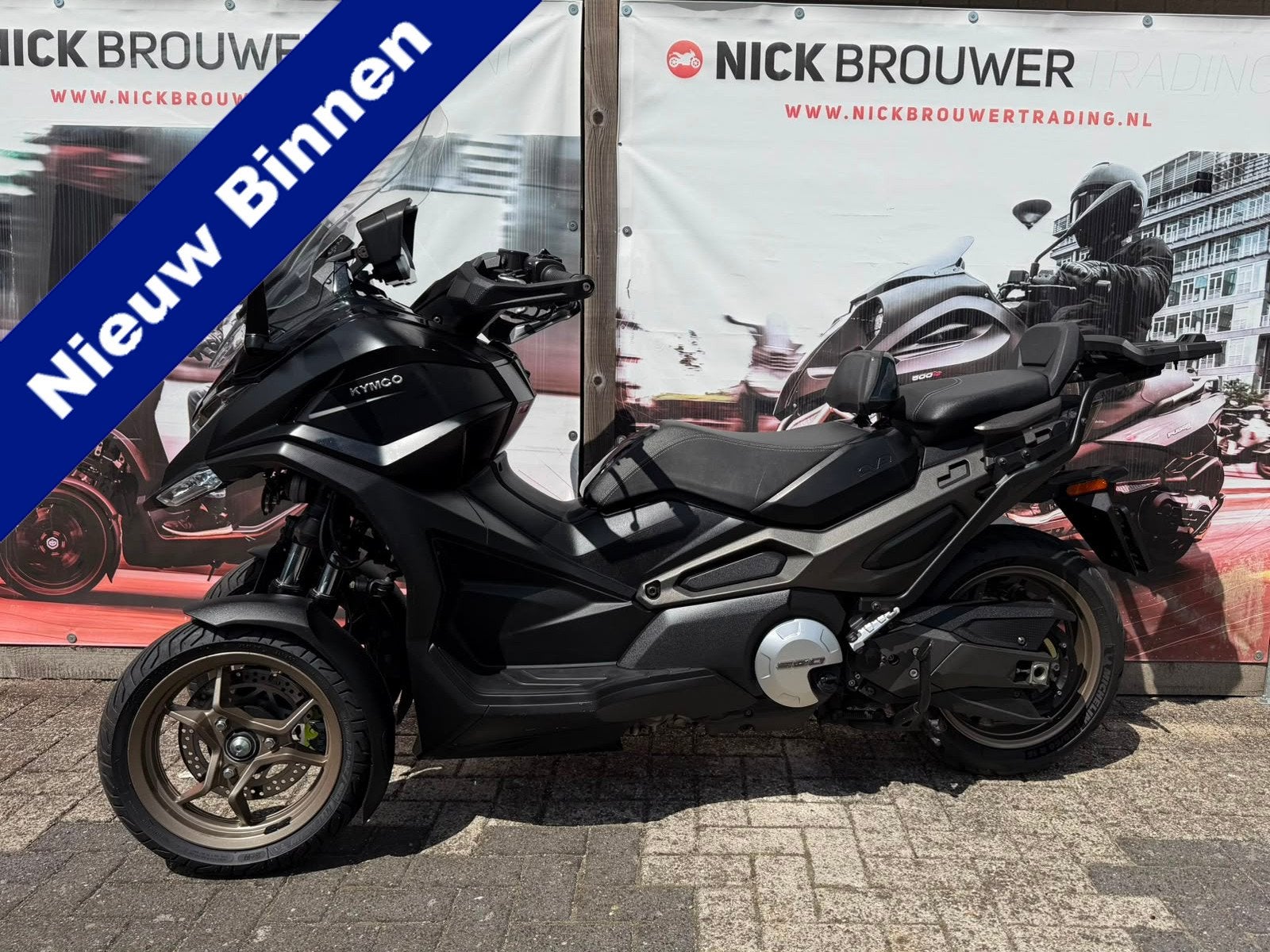 Kymco CV3 550 | 2024 | Mat Zwart | 19.000 km | Topkoffer | Z, Bedrijf, Meer dan 35 kW, Overig, Nick Brouwer Trading