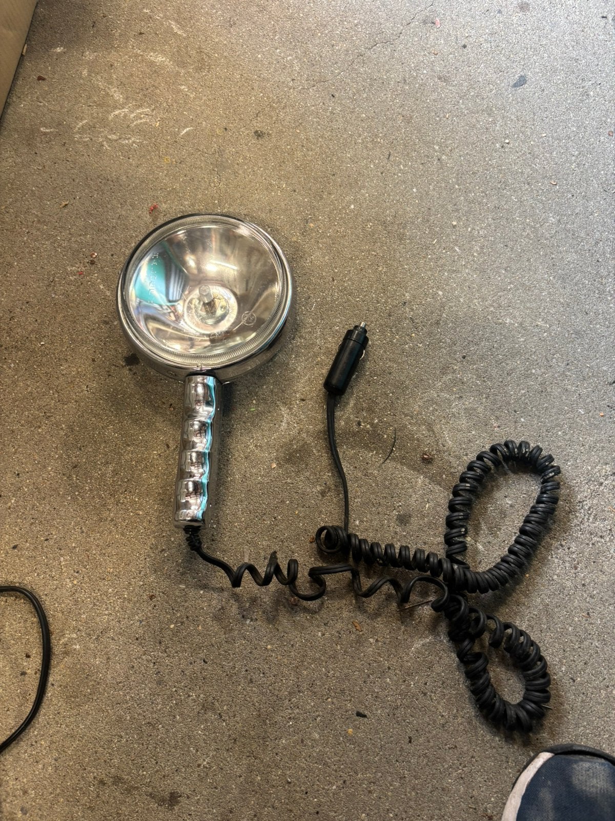 Oldtimer zoeklicht zoeklamp, Ophalen of Verzenden