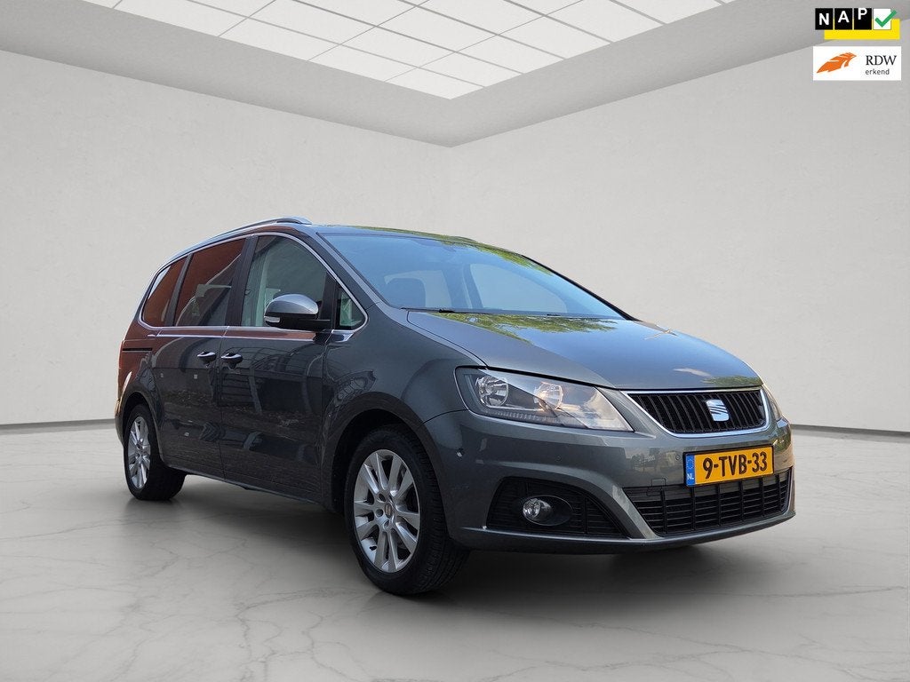 Seat Alhambra 1.4 TSI Businessline Executive 7p, Voorwielaandrijving, Euro 5, Stof, Zwart