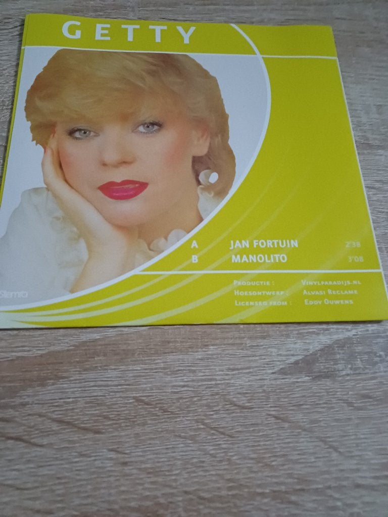 382 Single Getty – Jan Fortuin – VP1025, 7 inch, Ophalen of Verzenden, Zo goed als nieuw, Overige typen