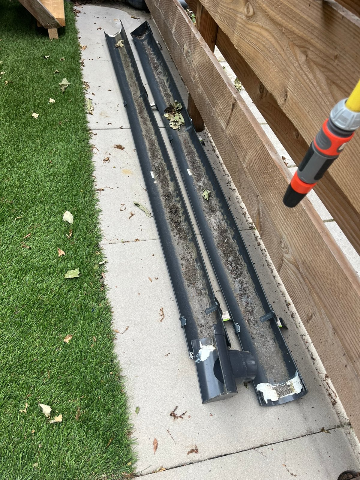 4meter goot, Ophalen, Gebruikt, Pvc, 2 tot 4 meter