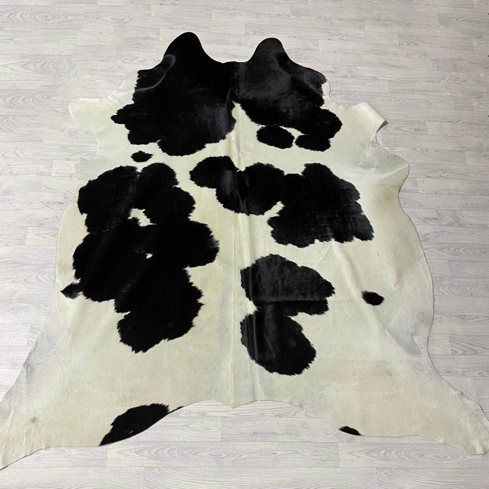 Koeienhuid zwart creme 240x235cm XL | Lederstore, Landelijk, modern, Scandinavisch, industrieel, 200 cm of meer, Overige vormen