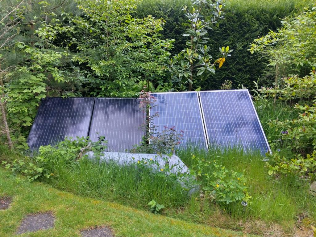 Zonnepanelen set met 1200W micro omvormer, Doe-het-zelf en Verbouw, Zonnepanelen en Toebehoren, Ophalen, Gebruikt, Compleet systeem