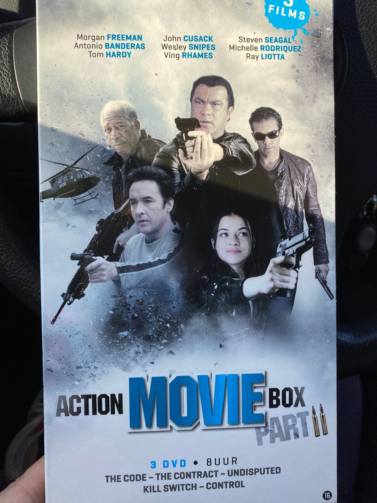 Action Movie Box Part II - 5 Films (3 DVD) zgan, Vanaf 16 jaar, Ophalen of Verzenden, Zo goed als nieuw, Actie