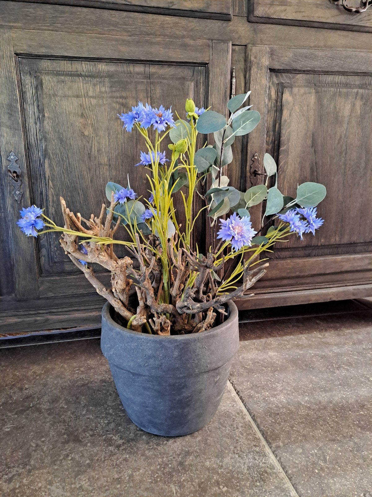 Prachtige bloempot met kunstbloemen, Huis en Inrichting, Ophalen, Zo goed als nieuw