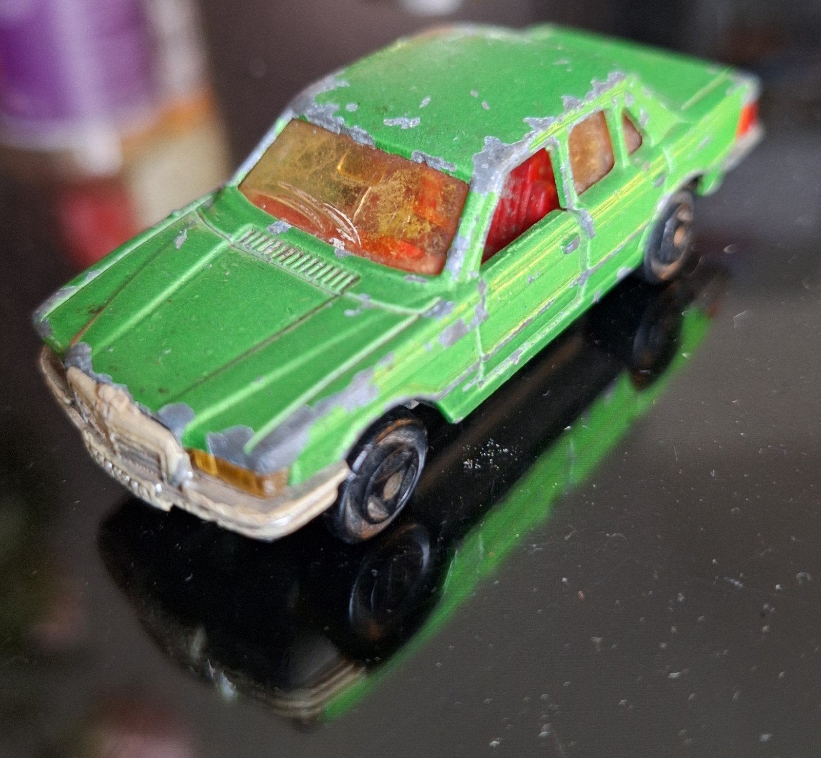 Majorette mercedes benz 450se no249, Ophalen of Verzenden, Gebruikt, Auto