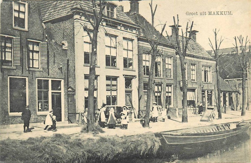 388-309-023 Makkum Groet uit, Verzamelen, Ansichtkaarten | Nederland, Verzenden, Voor 1920, Friesland