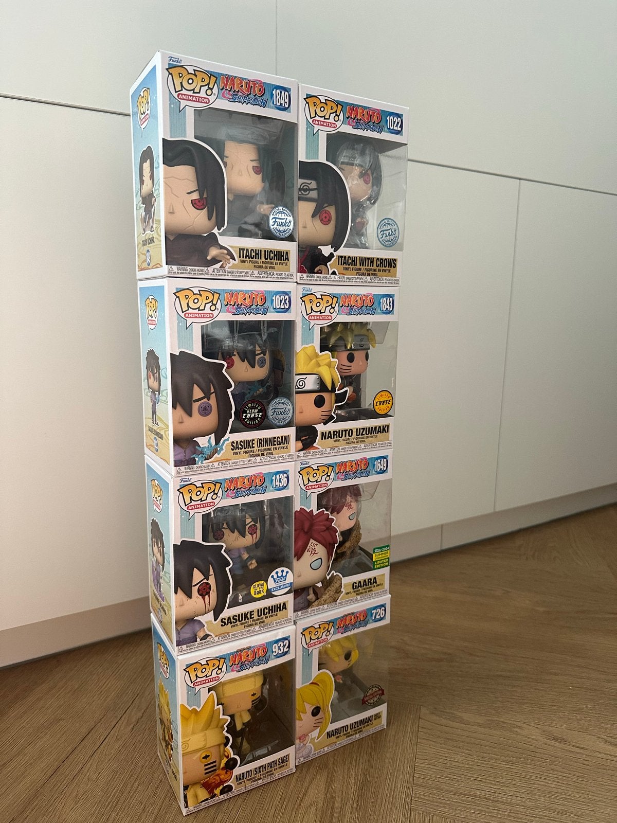 Funko Pop! Naruto Collectie - 8 Stuks, Goede Staat, Ophalen of Verzenden, Zo goed als nieuw
