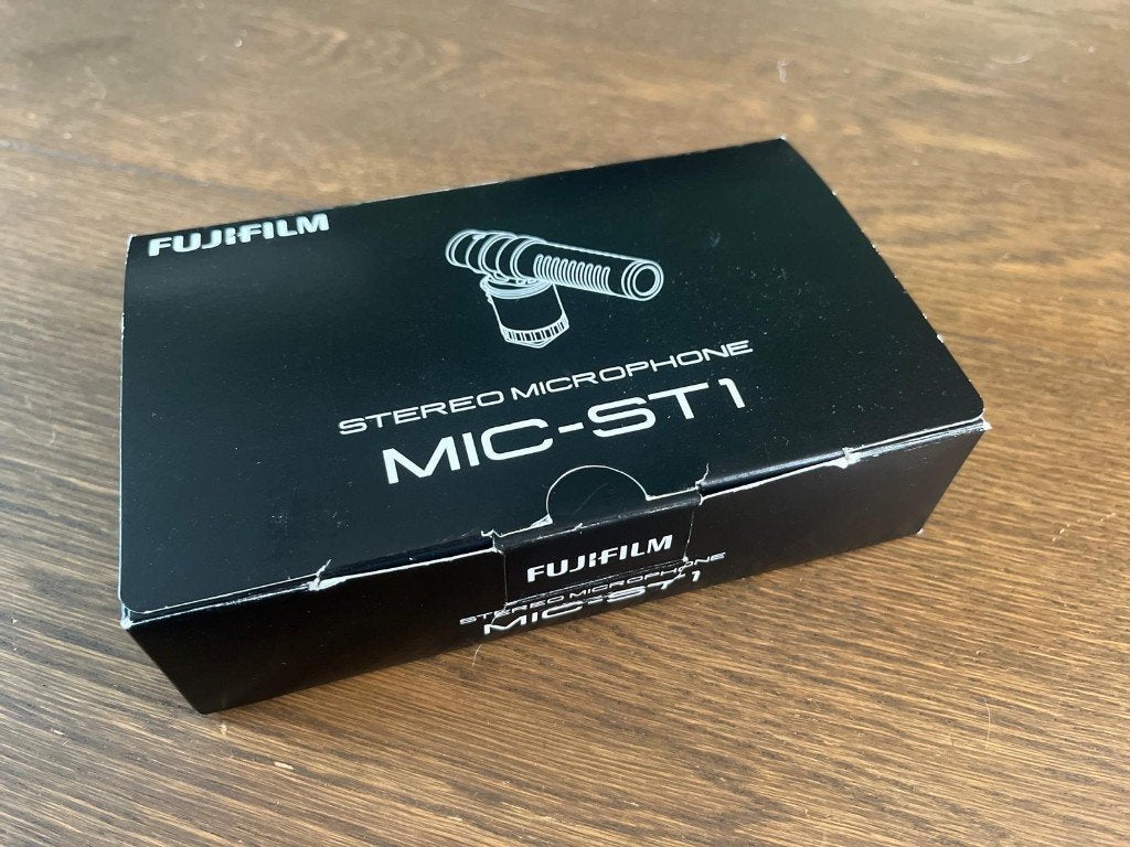 Compacte microfoon voor digitale camera Fujifilm, Verzenden, Zo goed als nieuw