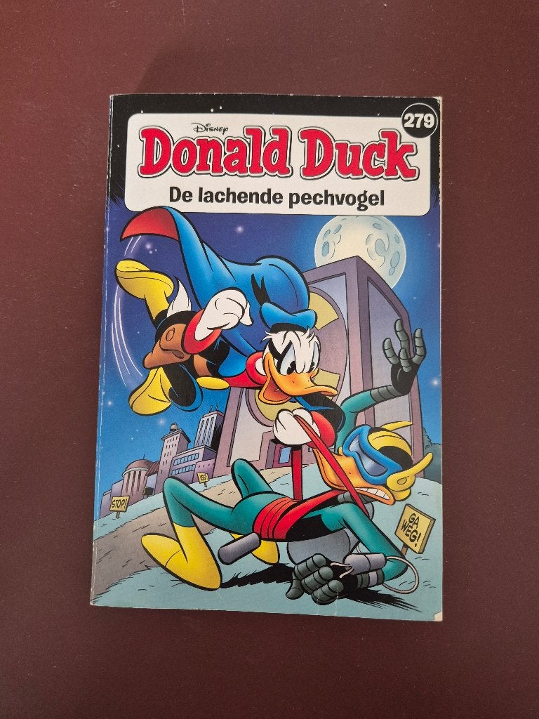 Donald Duck - De lachende pechvogel (Nr. 279), Gelezen, Eén stripboek, Walt Disney Studio's, Ophalen of Verzenden