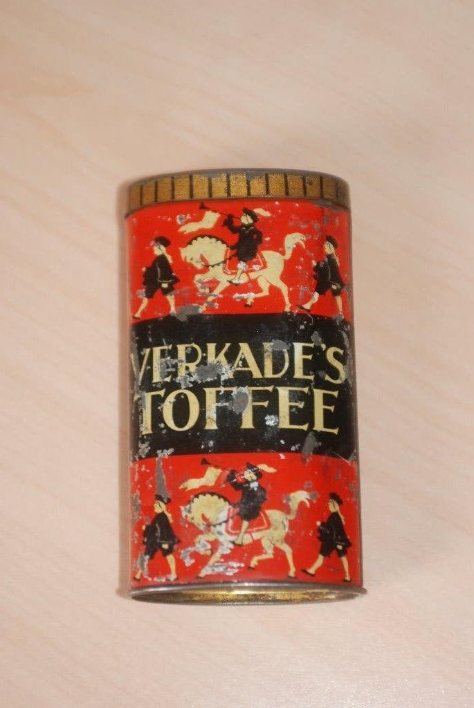 Oud Verkade blikje, Ophalen of Verzenden, Gebruikt, Overige, Verkade