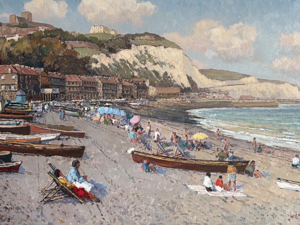 Willem Heytman, strand bij Dover, Ophalen