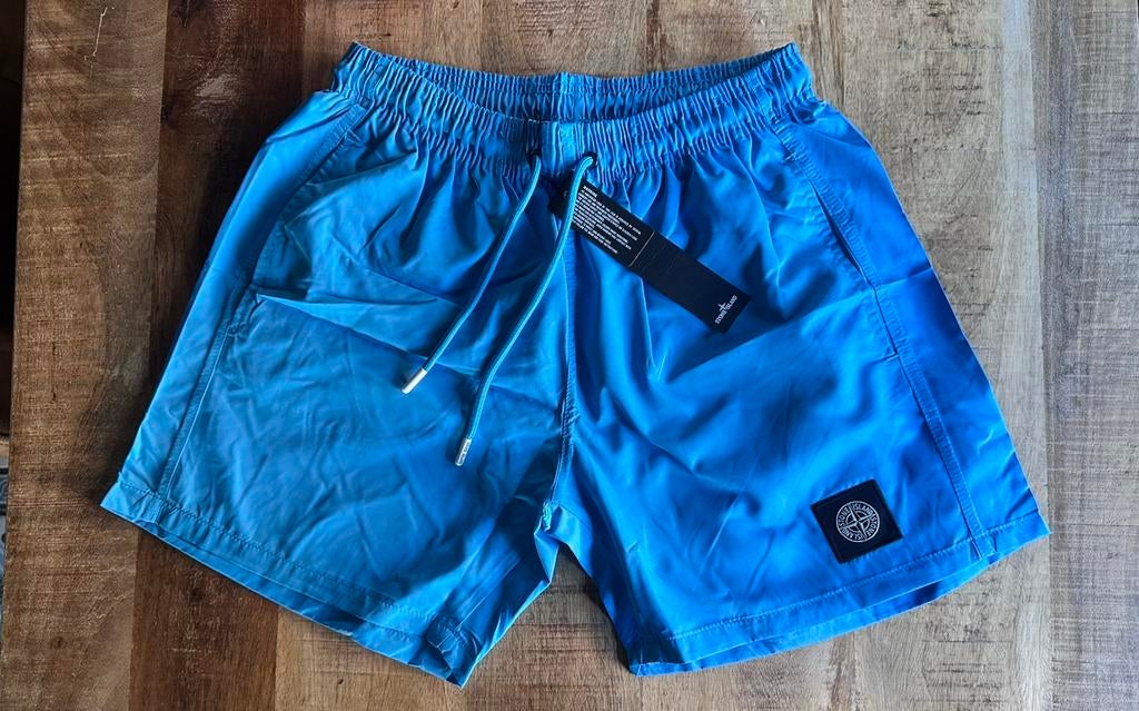 NIEUW! Stone island lichtblauw zwembroek  - Maat M L, Kleding | Heren, Badmode en Zwemkleding, Ophalen of Verzenden, Overige maten