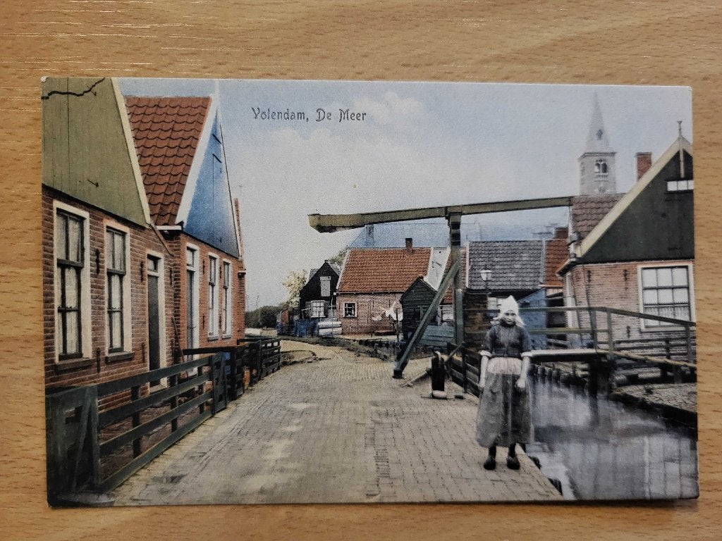 ansicht VOLENDAM De Meer klederdracht, Ophalen of Verzenden, Voor 1920, Noord-Holland