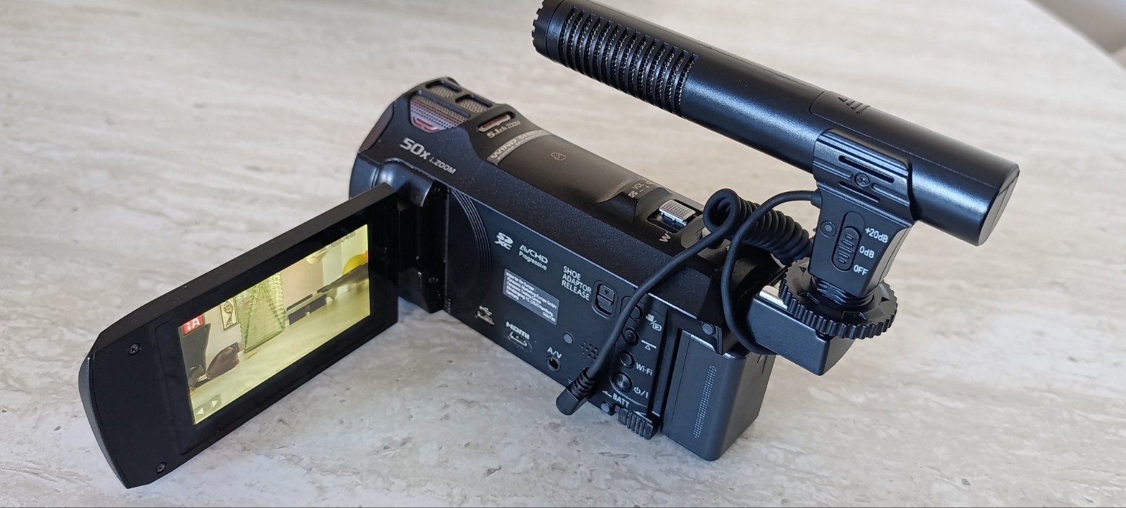 Panasonic HC-V770 Full HD Camcorder met accessoires, Panasonic, 20x of meer, Ophalen of Verzenden, Camera