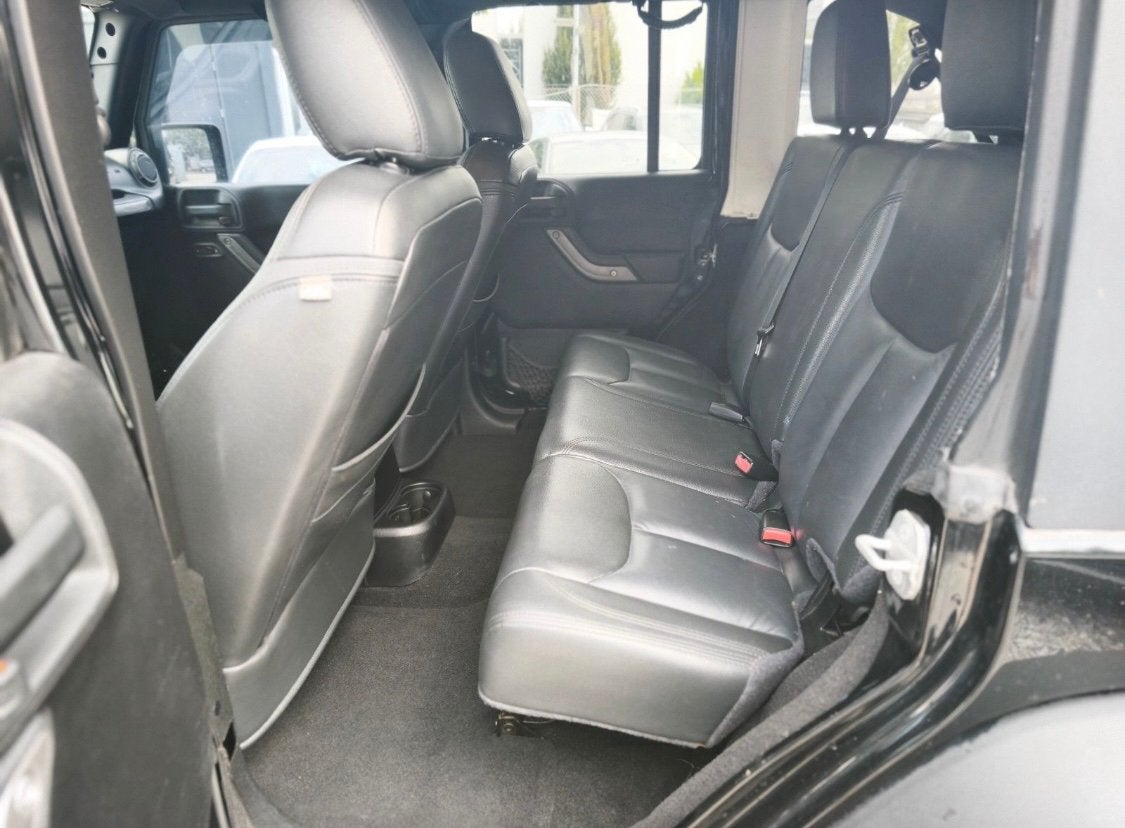 ‼️GERESERVEERD JEEP WRANGLER JK 3.6 V6 284PK SAHARA BJ2014‼️, Automaat, Zwart, 2000 kg, Zwart
