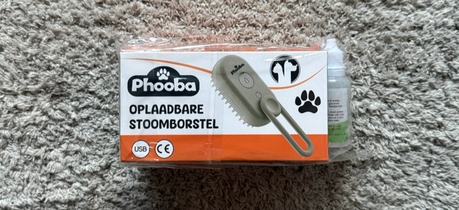 Oplaadbare stoomborstel voor hond/kat nieuw, Ophalen of Verzenden, Nieuw