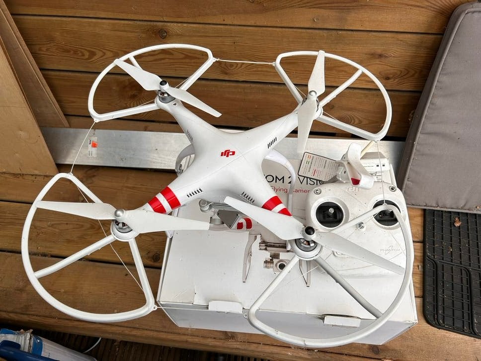 DJI Phantom 2 Vision+ drone met camera, Gebruikt, Cameradrone, 100 tot 1000 meter, Gimbal (camerastabilisatie)