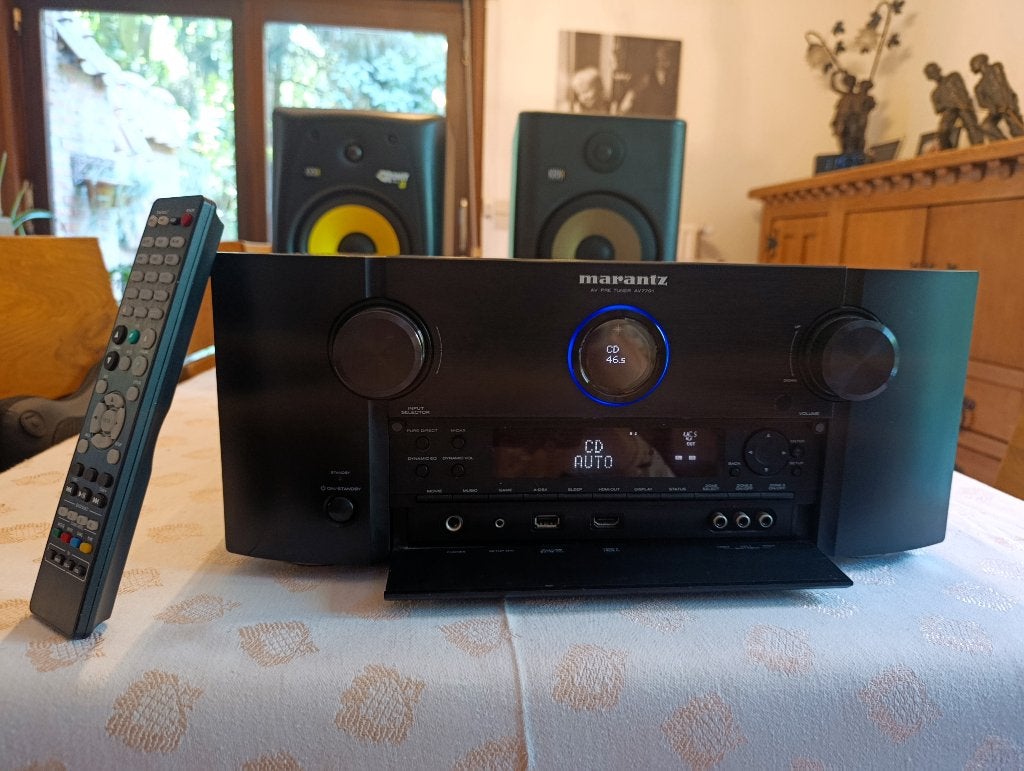 Marantz AV7701 - High-end 7.2/11.2 AV pre-processor, Marantz, Gebruikt, Ophalen of Verzenden, 120 watt of meer