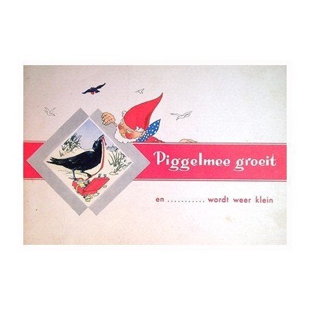 VINTAGE KINDERBOEK PIGGELMEE GROEIT INCL ALLE PLAATJES, Verzenden, Zo goed als nieuw, Sprookjes