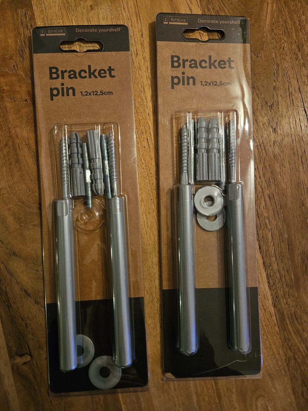 Duraline Bracket Pin 1,2x12,5cm - 2 stuks, Ophalen of Verzenden, Nieuw, 100 tot 250 mm, Overige typen