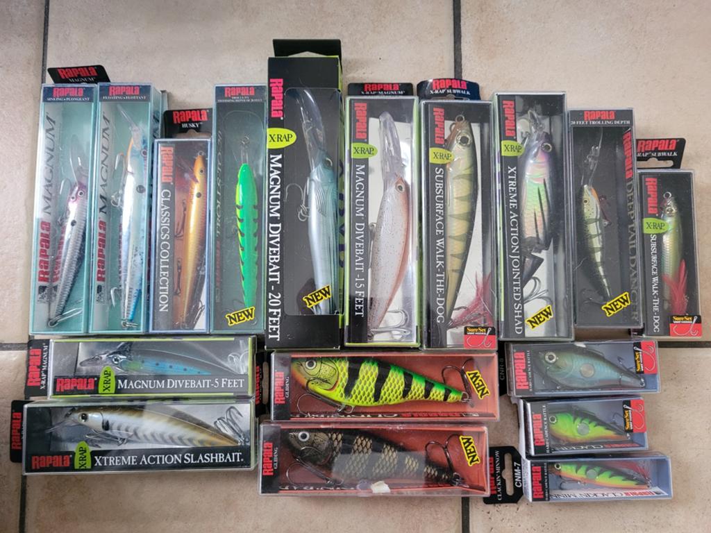 Ong. 50 Rapala's.. ., Watersport en Boten, Ophalen of Verzenden, Nieuw, Overige typen