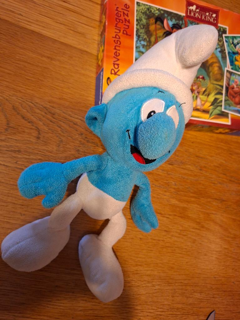 knuffel smurf, Ophalen of Verzenden, Zo goed als nieuw, Overige Smurfen